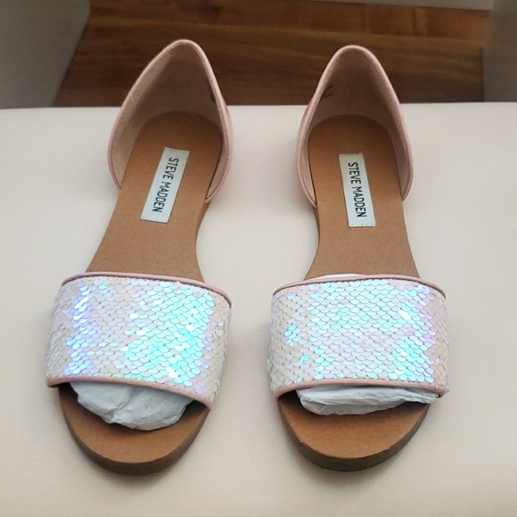 Steve Madden Blush Sidestep Sandals - Picture 1 of 6